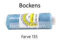Bockens Hør 60/2 farve 135 støv blå Udgår